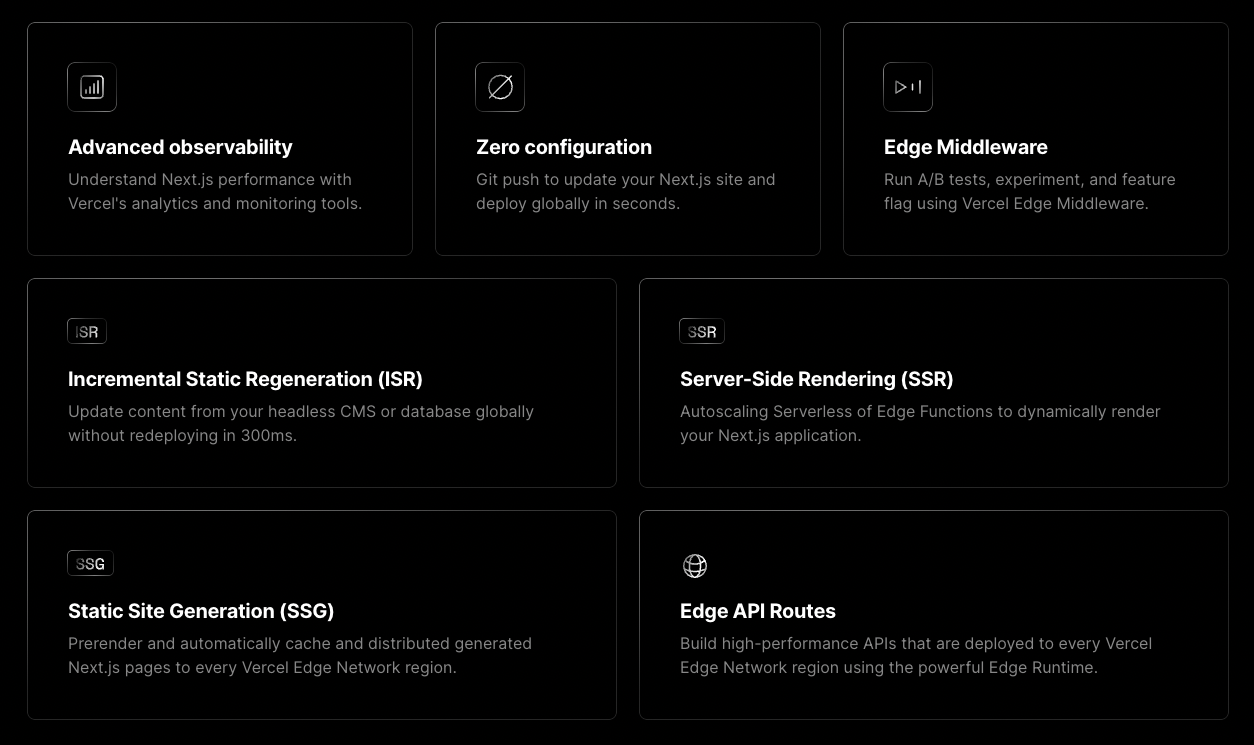 Vercel and Next.js